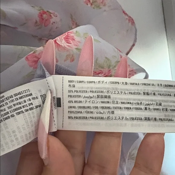 Abercrombie & Fitch Organza Tiered Mini Dress - Picture 3 of 8